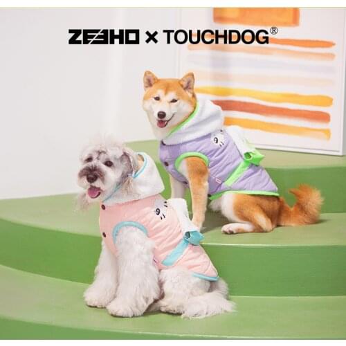 Touchdog Warm Pet Clothing Cute pet Clothes for Dog Winter Dog Costumes Fashion Dog Coat Jacket Hoodies Pet Dog Clothing new