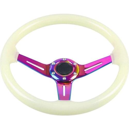 14-inch 350MM Universal Luminous Auto Drifting Steering Wheel for Racing Car steering wheel руль для автомобиля volante