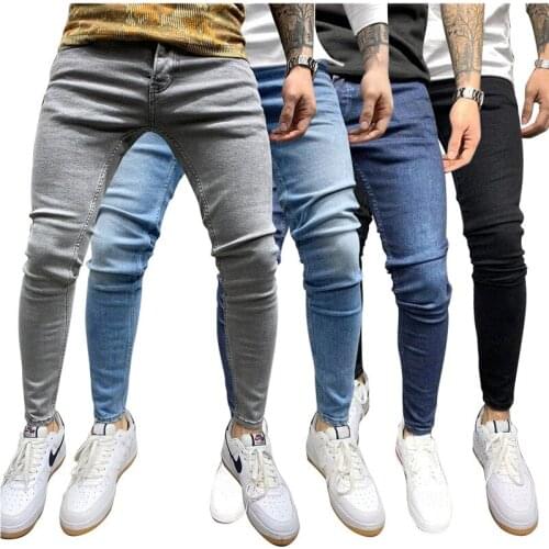 WICCON Ripped Jeans For Men