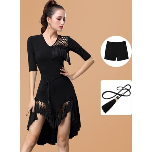 Female Latin Dance Dress Rumba Samba Competition Costume Summer ChaCha Practice Wear Tango Salsa Performance Clothes YS2205