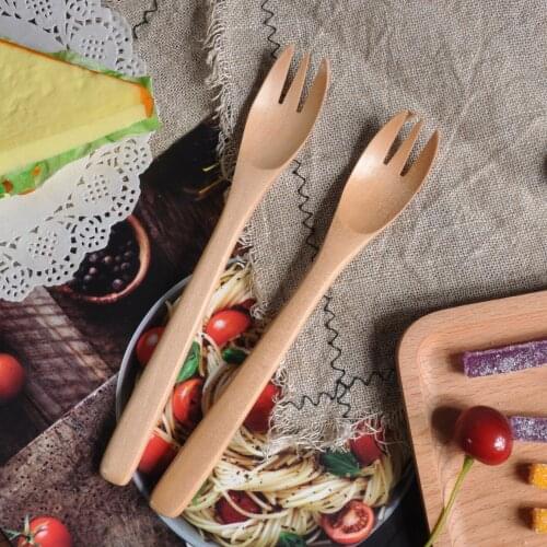 10 pieces Japanese boutique fork creative zak aa pasta salad fork thickened long fork fruit fork 20 cm long custom wholesale