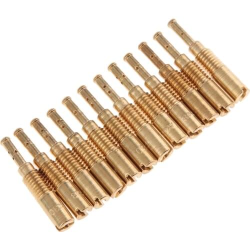 12pcs Slow/Pilot Jet fits for Keihin Carb PZ19 PB16/18 /20 Carburetor Repair #32-60