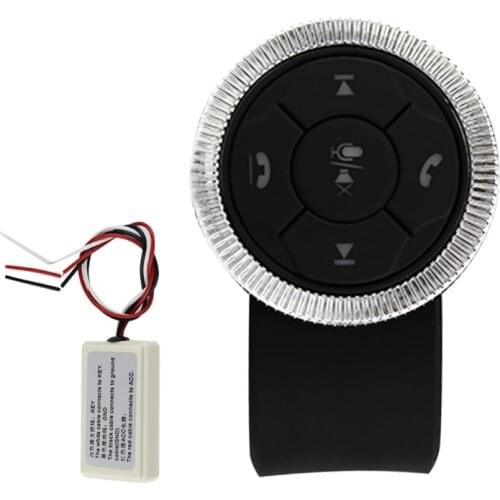 7-Key Car Wireless Bluetooth-compatible Media Steering Wheel Button Remote Controller Car