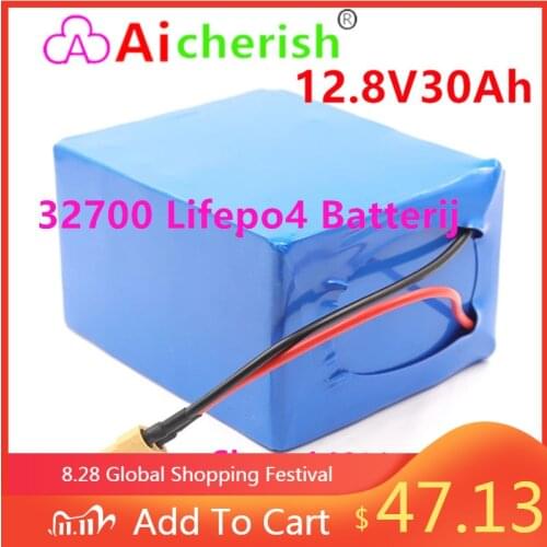 Lifepo4 12.8V 30ah 32700 Lifepo4 Battery , Used for Electric Boat Uninterrupted Power Supply Lithium Battery 21 - 30ah Aicherish