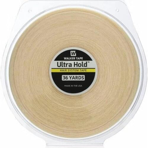 Aobocca White Ultra Hold Double Sided Tape Strong Hair System Tape 1Roll 36yards For Tape Hair Extension/Toupee/Lace Wig