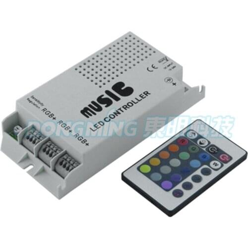 Audio sound sensitive controller 12-24V 24 Keys Wireless IR Remote Control Music led Controller RGB led Control