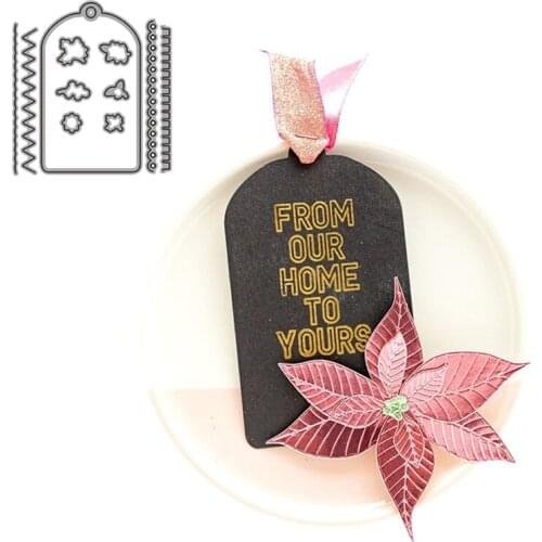 Tag Label Card Cutting Dies Stamps Dies Scrapbooking Mold Cut Childrens Handmade Tools DIY Craft Decoration Metal Cutting Dies