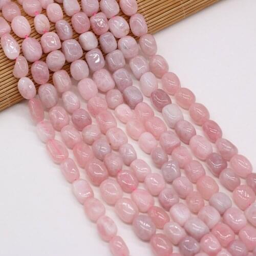 Natural Stone Beads Irregular Shaped Malagasy powder Crystal Loose Beaded For Jewelry Making DIY Bracelet Necklace Accessories
