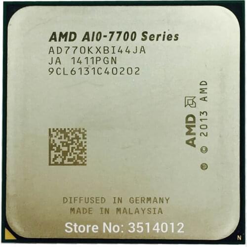 AMD A10-Series A10 7700 A10 7700K 3.4 GHz Quad-Core CPU Processor AD770KXBI44JA Socket FM2