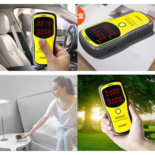 Digital Formaldehyde Gas Detector Meter Air Quality Tester HCHO & TVOC Unit mg/m3 Air Analyzer Meter Formaldehyde Detector