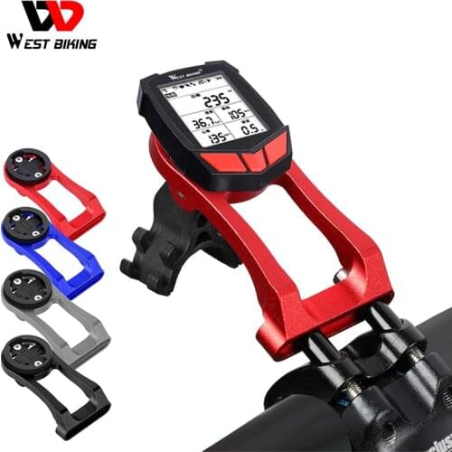 WEST BIKING Bicycle Mount Holder Stopwatch GPS Adapter Headlight Holder Bike Speedometer Stem Bracket For Cycling Computer