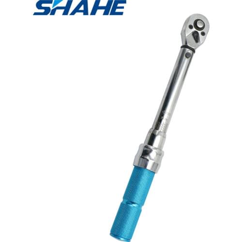 Shahe 1/4" Torque Wrench 3% accuracy Adjustable wrench Hand bike Spanner Car Bicycle Repair Tool