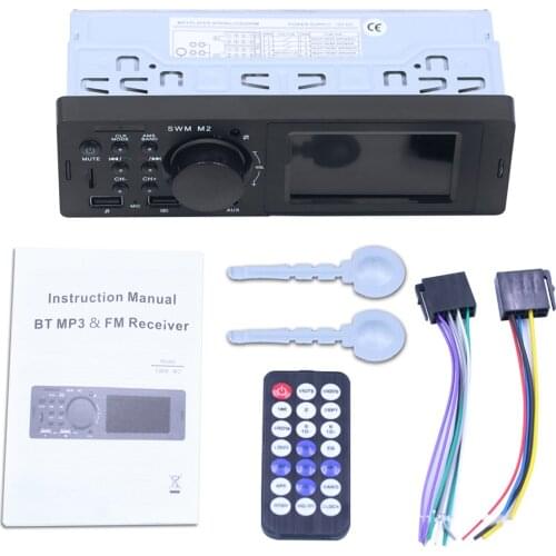 FM Radio Car Stereo Radio Car double USB Bluetooth TDA7388 MP3 Playerwith Remote Control Hands-free Calls 4 Playing Modes
