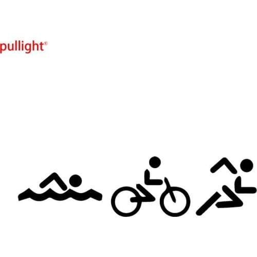 Interesting Triathlon Swim Bike Run Car Stickers Personalized Custom Vinyl Decals