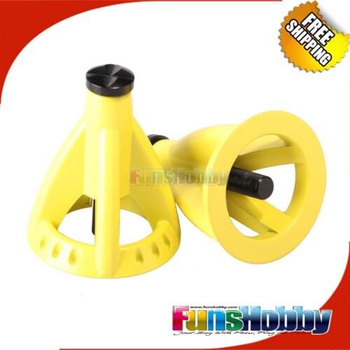 MHPC RC Model Car Parts 2 PCS Scaled Metal Jack Stand for RC Crawler Cod.FH31006