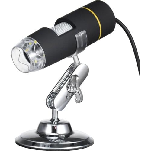 KKmoon 1000X USB 8 LED Electronic Microscope Digital Microscope Endoscope Camera Professional Mount+ tweezers Magnification