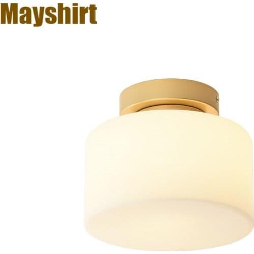 Nordic Minimalist Glass Ceiling Lights Modern Led Ceiling Lighting Living Room Kitchen Bedroom Stair Lamp Industrial Home Decor