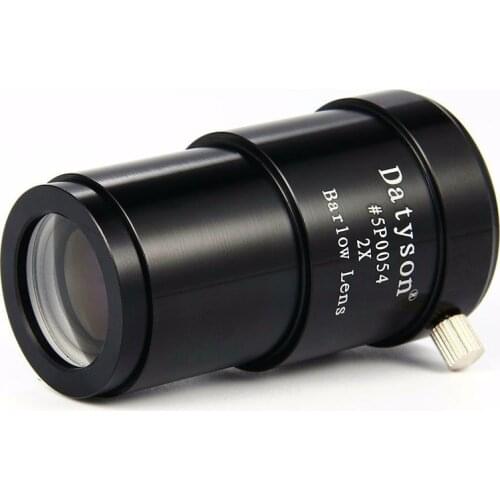 NEW 1.25'' Metal 2x Barlow Lens Fully Multi-coated Optical Glass 2 Times Magnification Monocular Astronomical Telescope Eyepiece