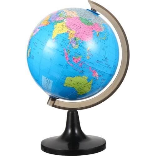 1pc Educational World Globe with Stand Adults Desktop Geographic Globes