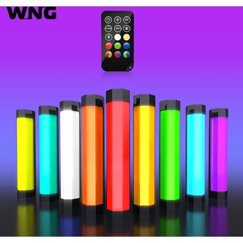 LED RGB Soft Light Tube Waterproof Portable Handheld LED Video Light Stick 4 Scene Lighting Effects Photography Fill in Lamp