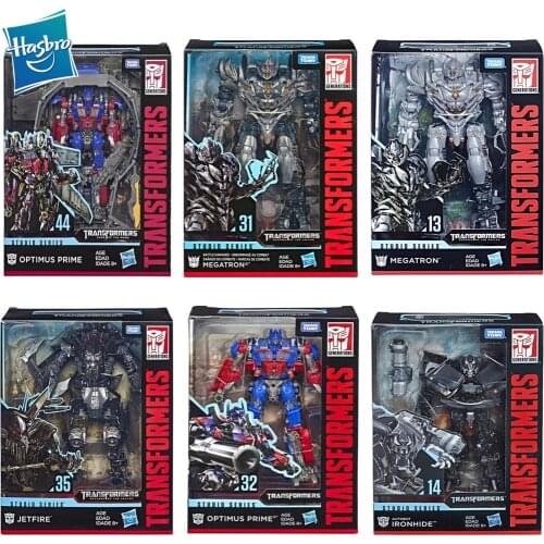 Hasbro Transformers Studio Serie Ss Serie SS44 Flying Wing Optimus Prime SS13 Megatron SS14 Tin SS31 Megatron SS35 Skyfire Model