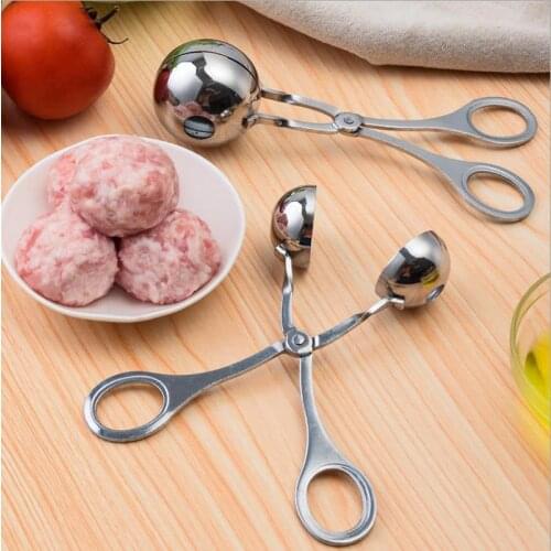 Convenient Meatball Maker Stainless Steel Stuffed Meatball Clip DIY Fish Meat Rice Ball Maker