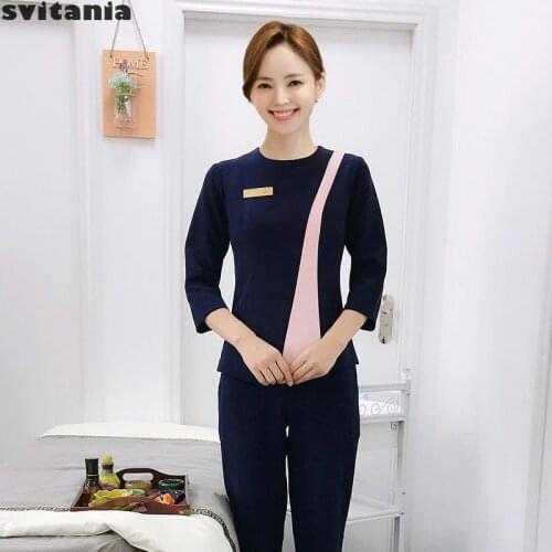 Svitania Womens Hand Washing Clothes Seven Sleeve Nurse Brush Hand Clothes