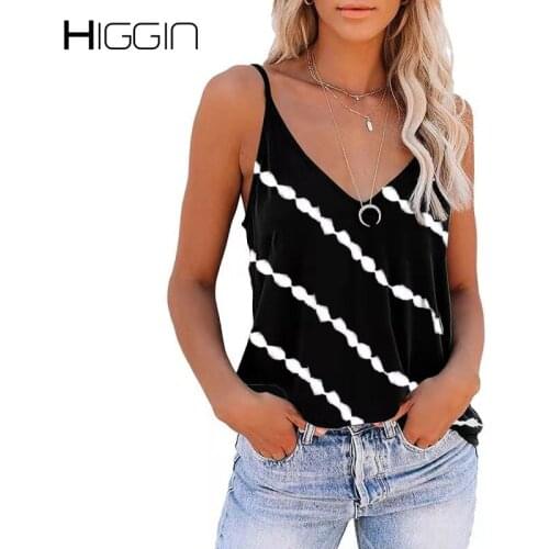 5XL Oversized Women Camis Summer V Neck Stripe Printing Sleeveless Camis Ladies Casual Loose Tank Tops Female Large Size Vest