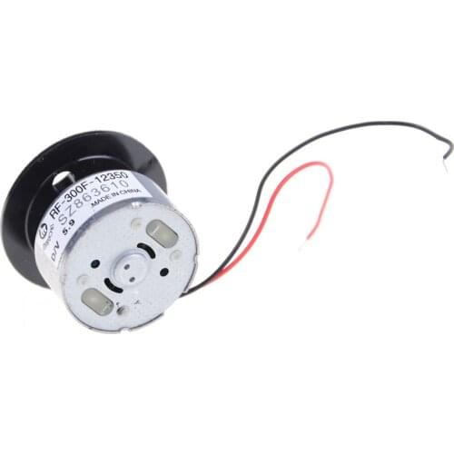 1pcs High Quality RF-300FA-12350 DC 5.9V Spindle Motor For DVD CD Player Silver+Black