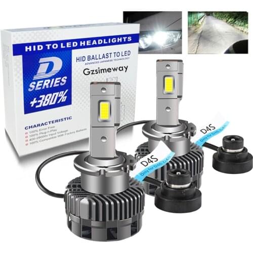 2Pcs car led headligt D1S D3S 6000K White 70w 15200lm auto lamp D2S D2R D1R D4S D4R D5S D8S canbus LED to Replace HID Conversion