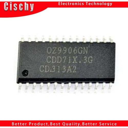 2pcs/lot OZ9906GN OZ9906G OZ9906 0Z9906GN SOP-28 In Stock