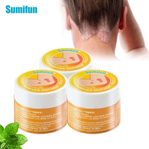 3pcs Psoriasis Cream Dermatitis Eczematoid Eczema Ointment Antibacterial Anti itching Rash Urticaria Medical Plaster K20004