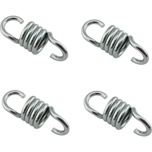 4Pcs Hammock Chair Hanging Porch Swing Spring Heavy Duty Stainless Steel Hammock Swing Hardware Dual Swivel Hooks (7mm)