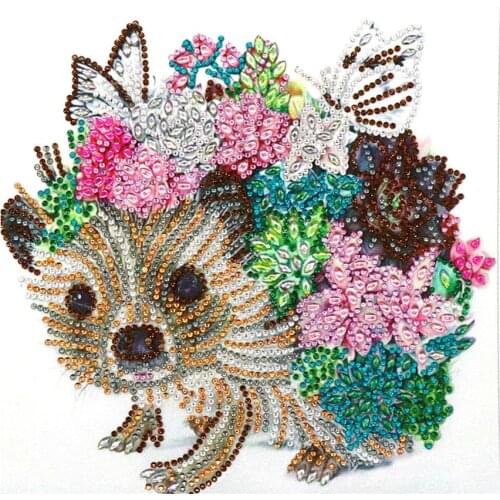 5d DIY Diamond Embroidered Flower Hedgehog Cactus Diamond Cross Stitch Shaped Diamond Mosaic Decoration Gift