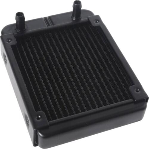 4.72"18 Tube Computer Water Cooling Radiator G1/4 Female Thread Heat Dissipation