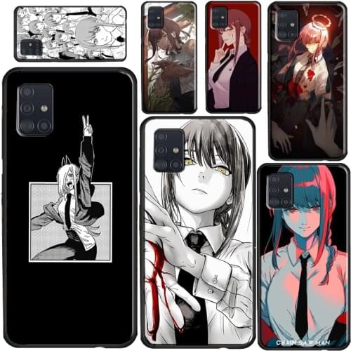Makima Chainsaw Man Anime Phone Case For Samsung A71 A51 A41 A31 A11 A12 A32 A52 A72 A20e A21S A02S A10 A40 A50 A70