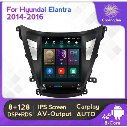 RDS DSP 6G+128G Android 11 Car Multimedia Player For For Hyundai Elantra 2011 - 2016 Navigation GPS Auto Radio Carplay NO DVD