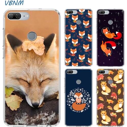 Cute Fox In Autumn Case For Huawei Honor 30 30s Play4T 20 9X Pro 8X 10 lite 9A 8A 8C 8S 9 V30 Y5 Y6 Y7 Y9 2019 Cover