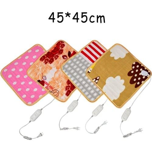 45*45cm Animals Bed Heater Mat Heating Pad Good Cat Dog Bed Body Winter Warmer Carpet Pet plush Electric Blanket Heated Seat