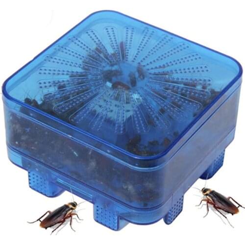 New Friendly ABS Cockroach Traps Box Bug Roach Catcher Killer Bait Trap Effective Pesticide Pest Control for Kitchen Restaurant