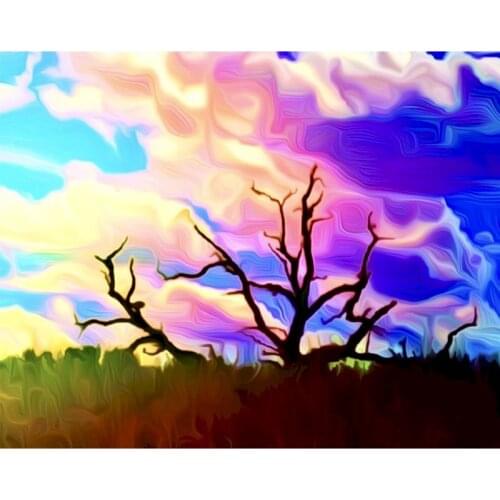 60x75cm Oil Painting By Numbers DIY Abstract Paint By Numbers On Canvas Scenery Frameless Hand Painting Draw Numbers