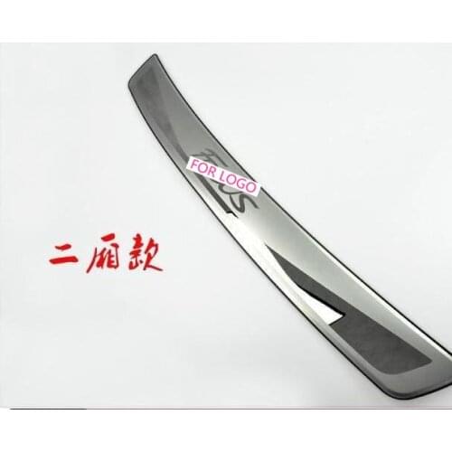 For Ford Focus 2012-2016 new MK3 Sedan Hatchback Stainless Steel Rear Trunk Bumper Protector Rear Scuff Plate Rear Door Sill