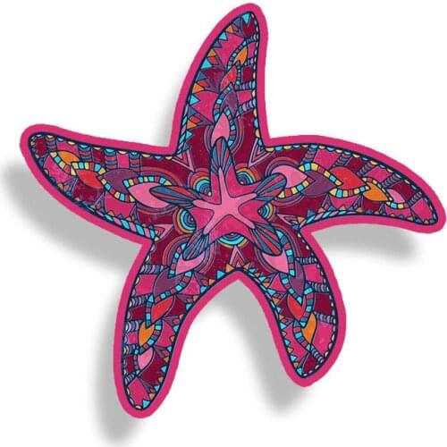 Starfish Personality Refit Sticker Laptop Cup Cooler Beach Starfish Ocean Window Bumper Decal