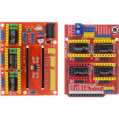 New CNC Shield V4 shield v3 Engraving Machine / 3D Printer / A4988 Driver Expansion Board for arduino Diy Kit