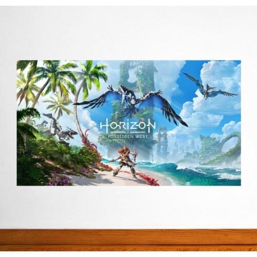Horizon Forbidden West game poster canvas painting frame painting living room bedroom home decoration wall art canvas painting