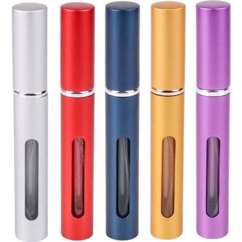 360pcs/lot 4ml Mini Portable Travel Refillable Perfume Atomizer Sprayer Bottle Scent Case Mist Dispenser Travel Container