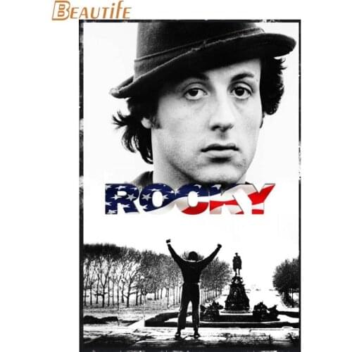 Rocky Poster Cloth Silk Poster Home Decoration Wall Art Fabric Poster Print 30X45cm,40X60cm.50X75cm,60X90cm