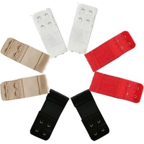 6Pcs 2 Rows Bra Extender for Womens Elastic Bra Extension Strap Hook Clip Expander Adjustable Belt Buckle Intimates Accessories
