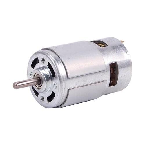 795 DC Motor Large Torque High Power DC12V-24V Universal Motor Double Ball Bearing Mute High Speed Round Axis