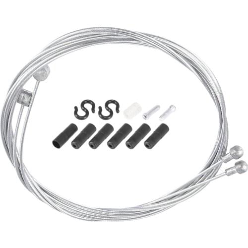 Uxcell 2.5m Bike Bicycle Inner Brake Shift Cable Wire Tube Line Hose Housing Kit Pipe Mountain Road Bike Universal